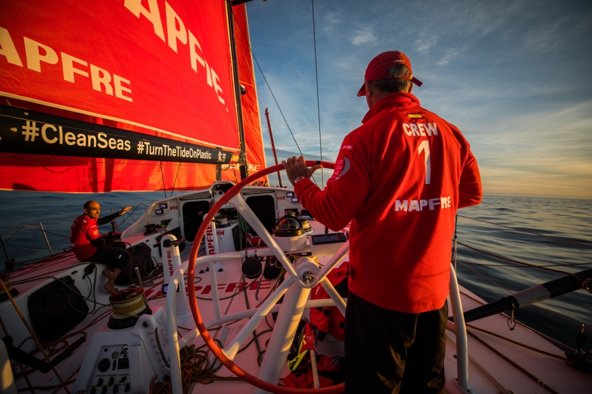 MAPFRE seal overall Leg Zero victory as light winds force shortened